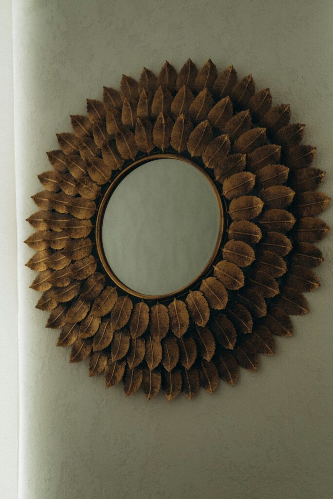Home Brass Wall Mirror